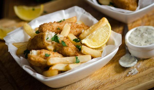 London Küche Fish and Chips