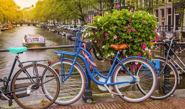 Amsterdam Stadtleben Radtour