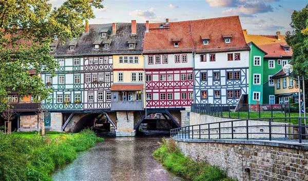 Erfurt  Culture Merchant’s Bridge (The Krämerbrücke)