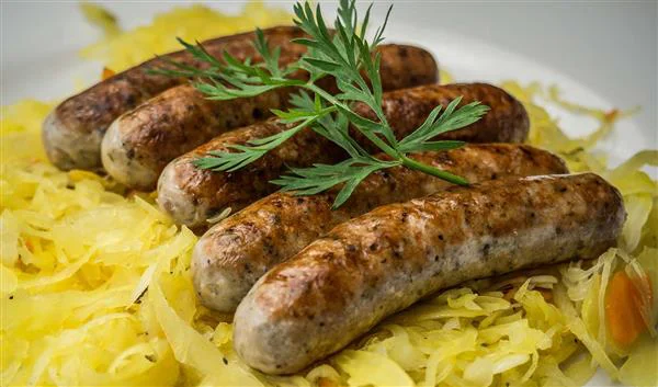 Erfurt  Cuisine Thüringer Rostbratwurst