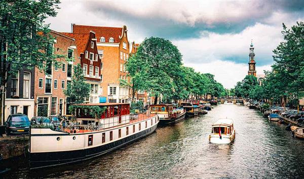 Amsterdam Stadtleben Amsterdamer Kanäle