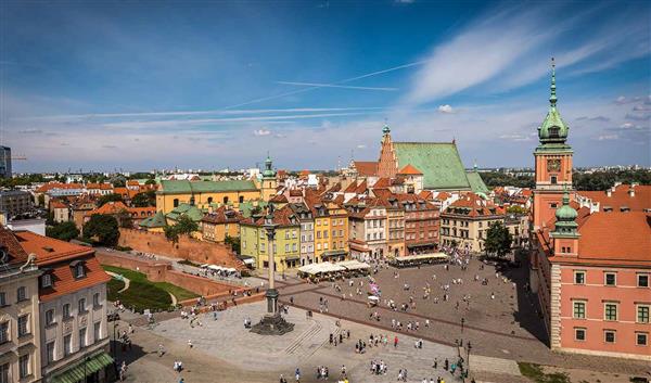 Warschau Kultur Der Altstädter Marktplatz