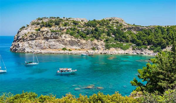 Rhodes Beach Anthony Quinn Bay