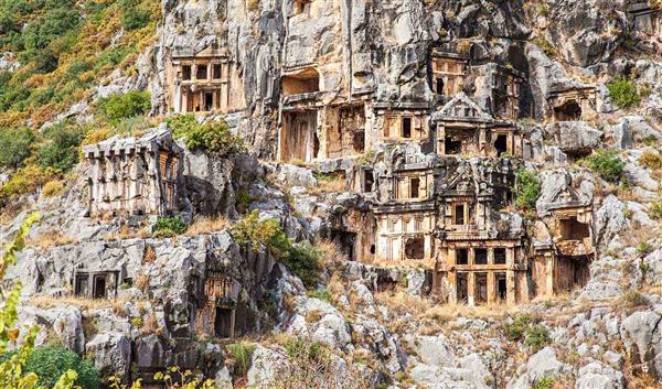 Dalaman Kultur Lykische Felsengräber